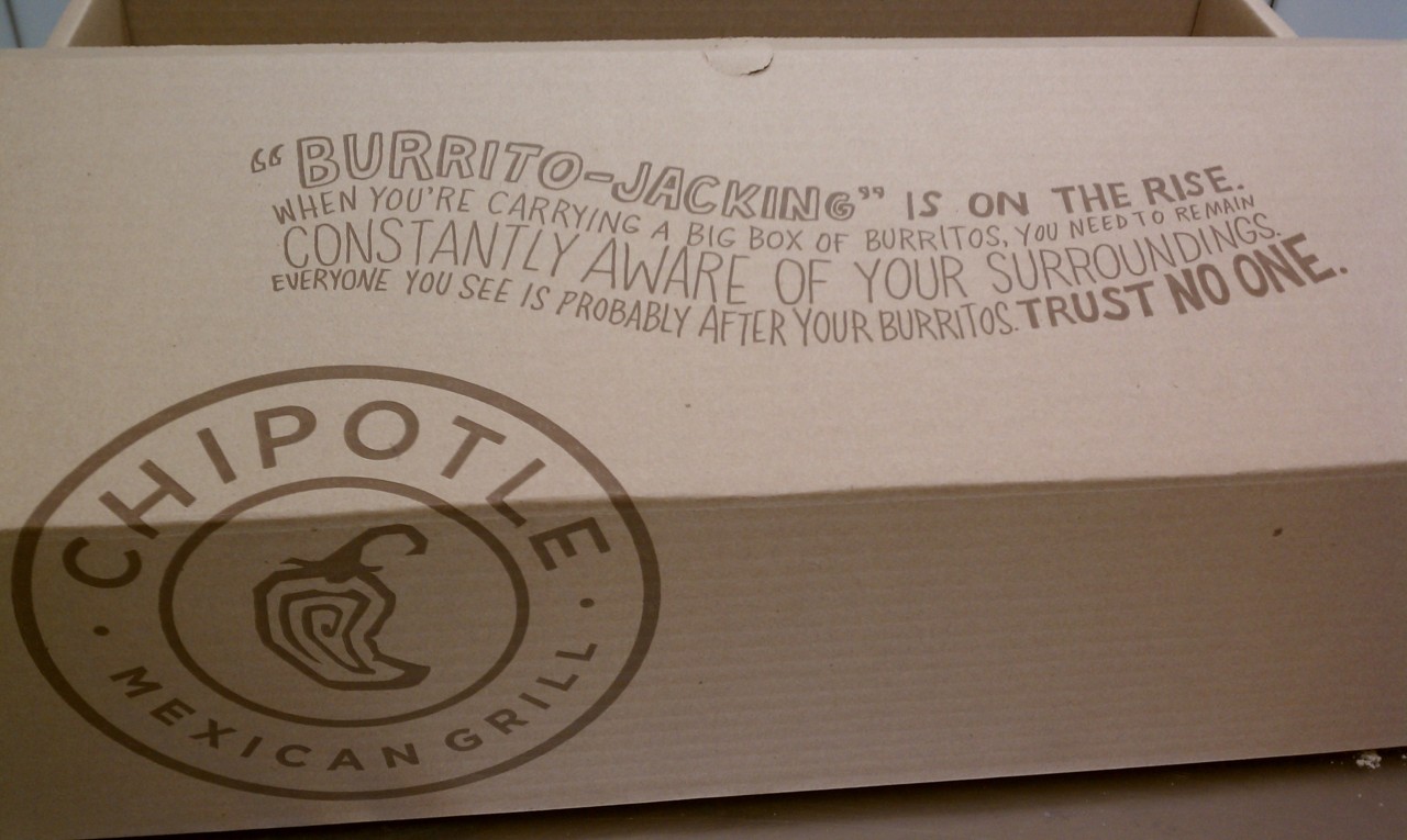 Help Prevent Burrito Jacking Help Prevent Burrito Jacking