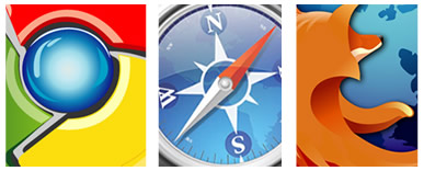 chrome safari firefox chrome safari firefox