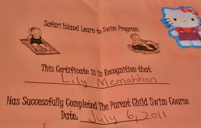 Swim Lessons Certificate Swim Lessons Certificate