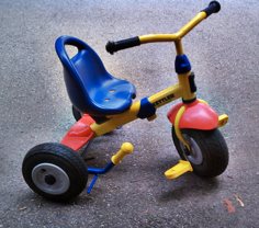 Lily's new trike.