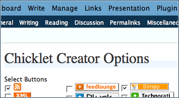 Chicklet Creator Preview Chicklet Creator Preview